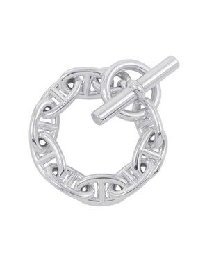 Hermes Bracelet Chaine D'ancre TGM 9 Links Silver